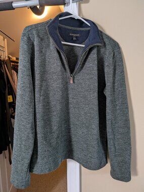 Banana Republic Quarter Zip Pullover Sweater